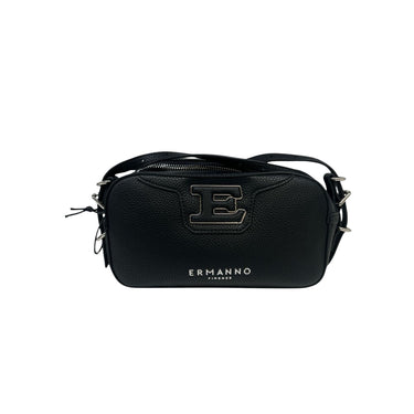 Shoulder bag with black logo