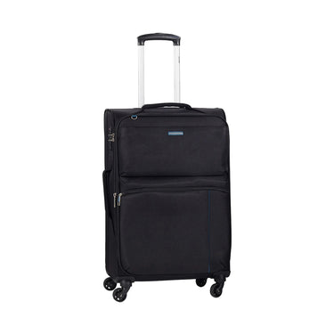 Trolley Unisex medio Nero in tessuto