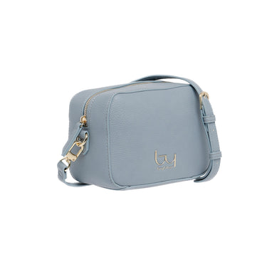 Women's bag in light blue eco-leather