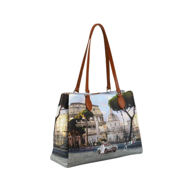 Borsa Donna in ecopelle con bottone magnetico