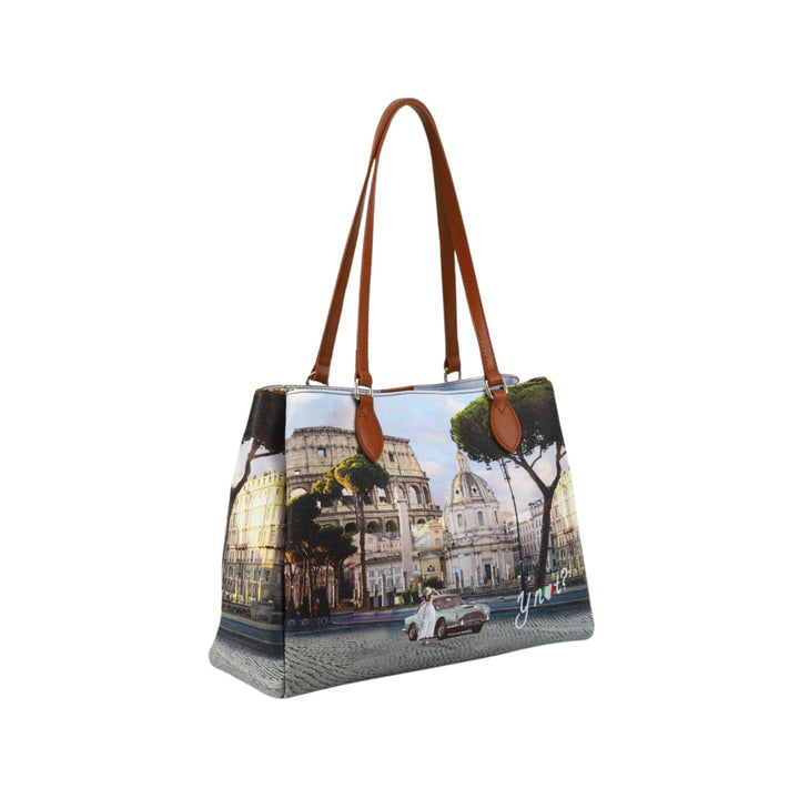 Borsa Donna in ecopelle con bottone magnetico