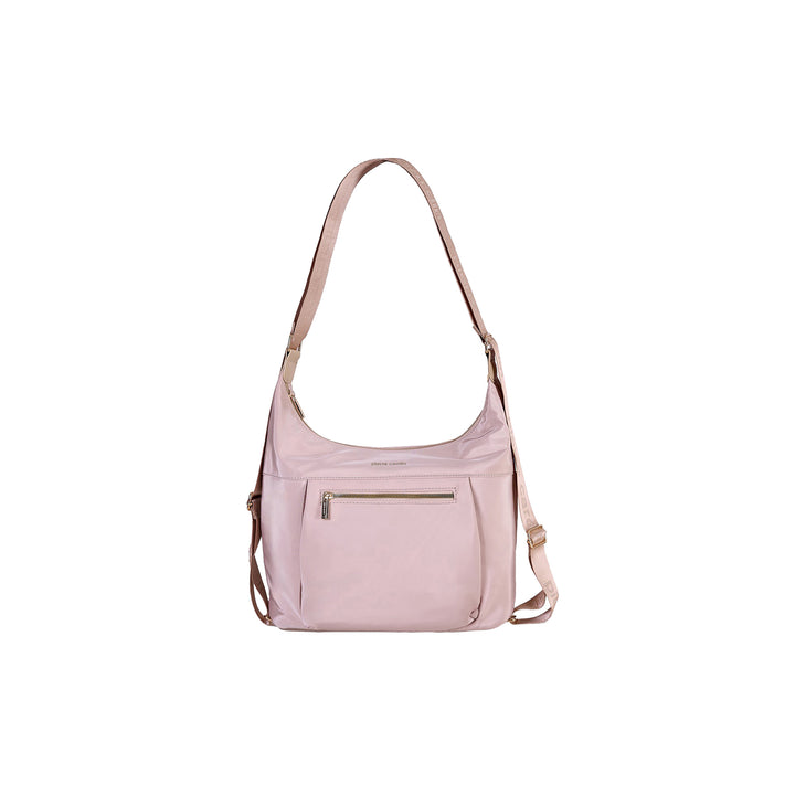 Borsa trasformabile in Zaino in nylon Beige