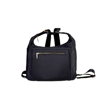 Borsa trasformabile in Zaino in nylon Nero