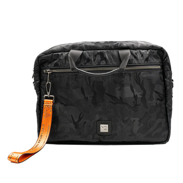 Women's briefcase with camouflage effect