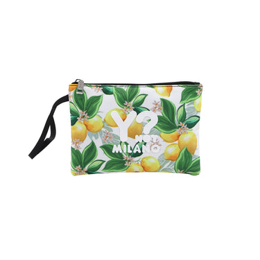 Pochette Donna con stampa logo frontale e laccetto da polso