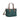 Borsa Donna Verde, in tessuto con rifiniture in similpelle