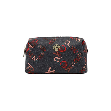 Women's Beauty Case with colored logo pattern