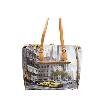 Women's shoulder bag with all over print