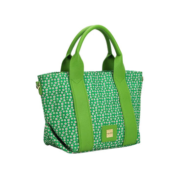 borsa con stampa fiorellini all over colore Verde