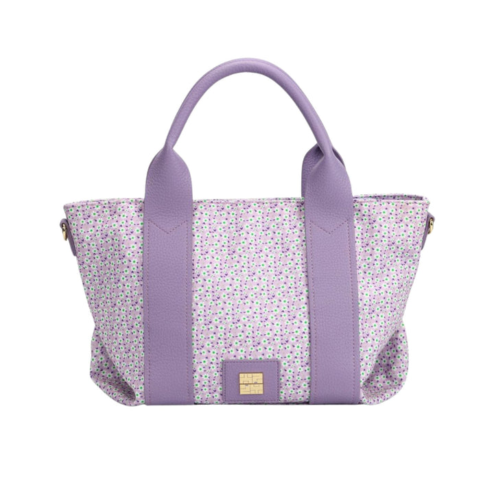 borsa con stampa fiorellini all over colore Viola