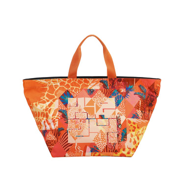 Borsa da mare con stampa Sunshine