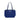 Borsa shopper con doppi manici colore Blu