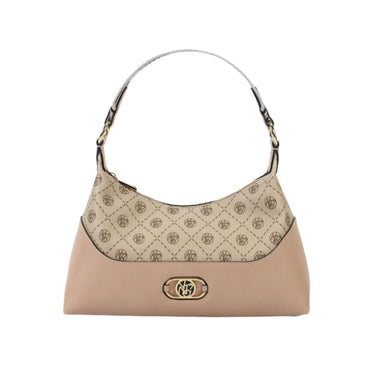 Borsa Donna Hobo Symbol con logo Beige