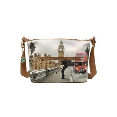 Borsa Donna con tracolla a nastro logata London Love