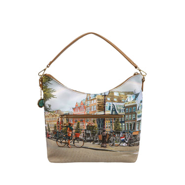 Amsterdam Rainbow women's shoulder bag with pocket 