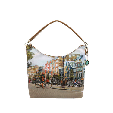 Borsa Donna a spalla con tasca Amsterdam Rainbow