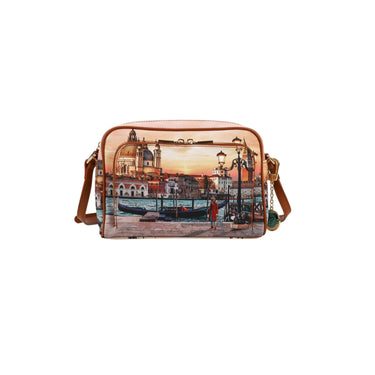 Venice Sunset women's shoulder bag with external pocket