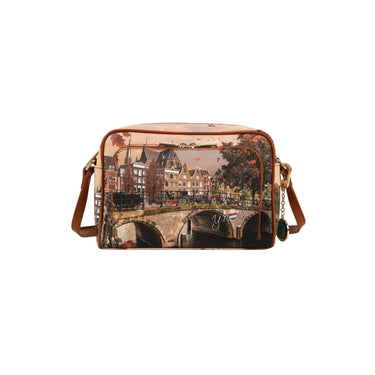 Autumn River women's shoulder bag with external pocket