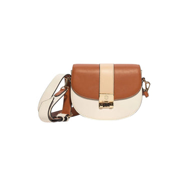 Women's two-tone shoulder bag