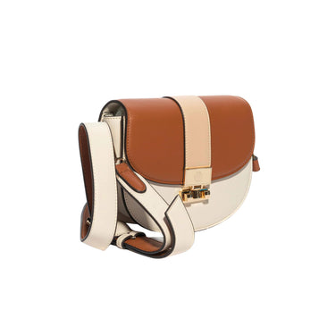 Women's two-tone shoulder bag