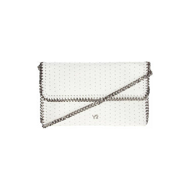 Women's shoulder bag with chain and studs