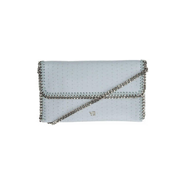 Women's shoulder bag with chain and studs