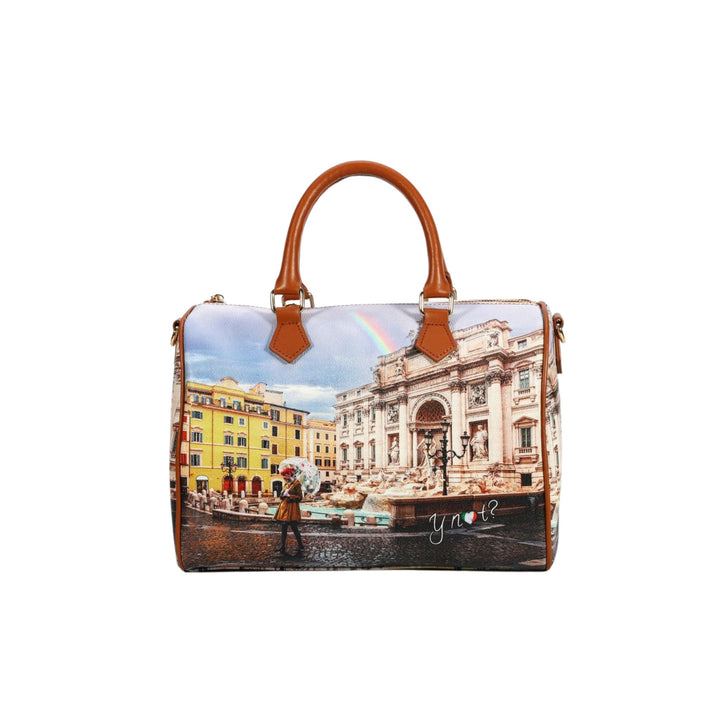 Borsa Donna linea Yesbag a bauletto, con stampa all over