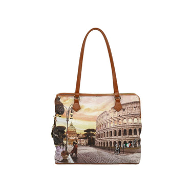 Borsa Donna tripla zip Life In Rome