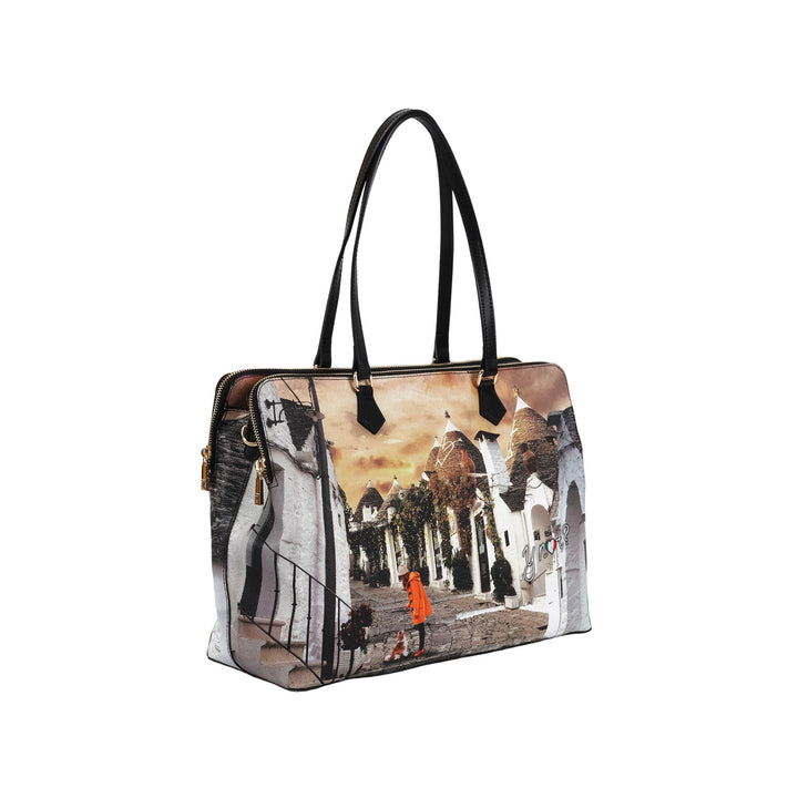 Borsa Donna in similpelle con stampa all over