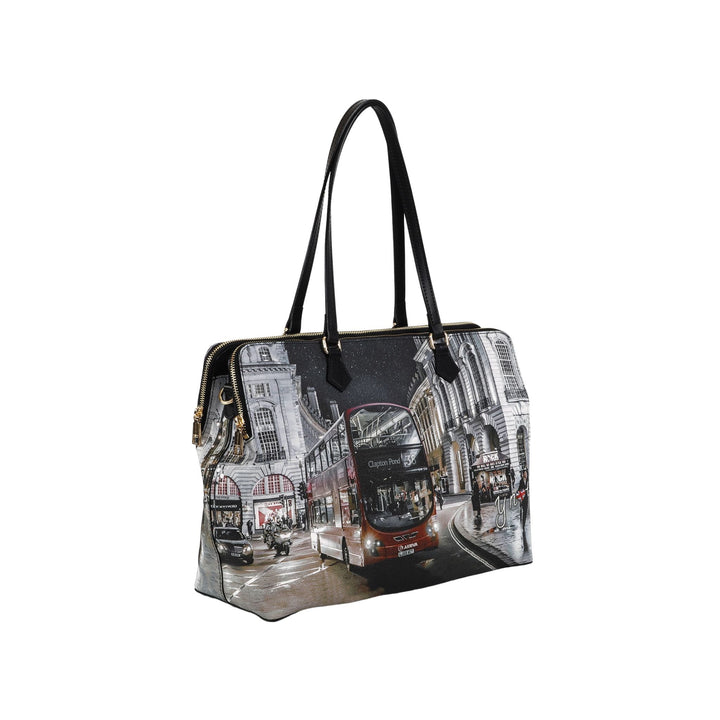 Borsa Donna in similpelle con stampa all over