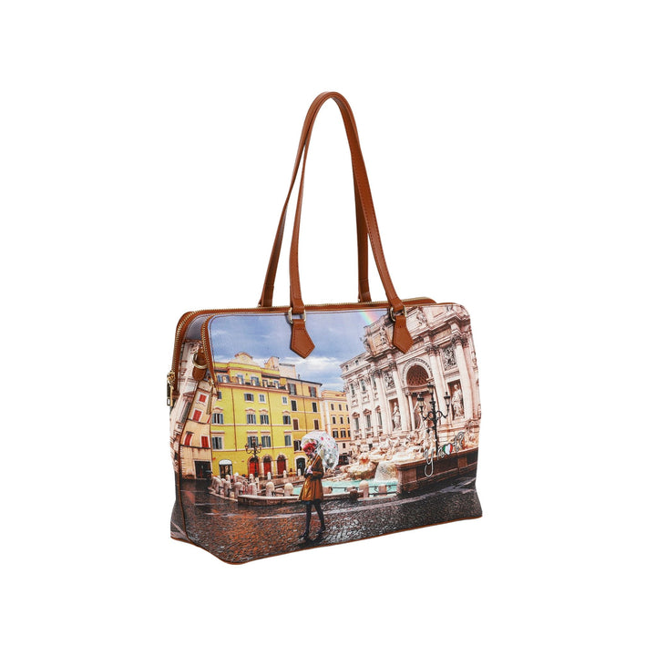 Borsa Donna in similpelle con stampa all over