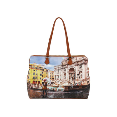 Borsa Donna in similpelle con stampa all over