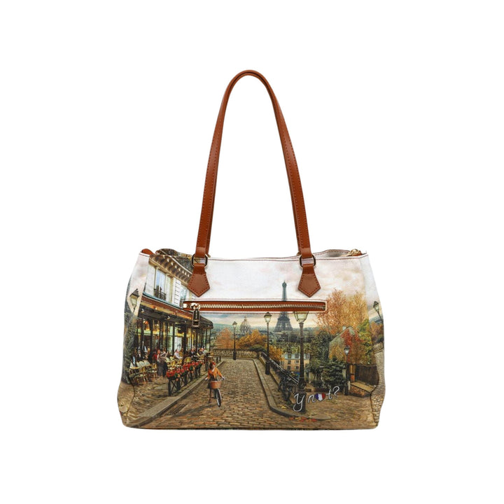 Borsa Donna linea Yes Bag in ecopelle con tasca posteriore