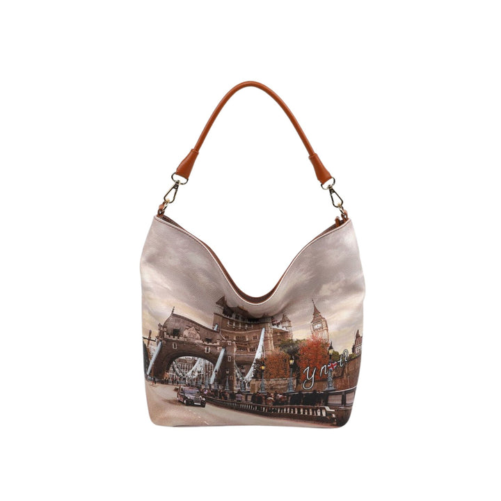 Borsa Donna a spalla della linea Yes Bag con stampa all over