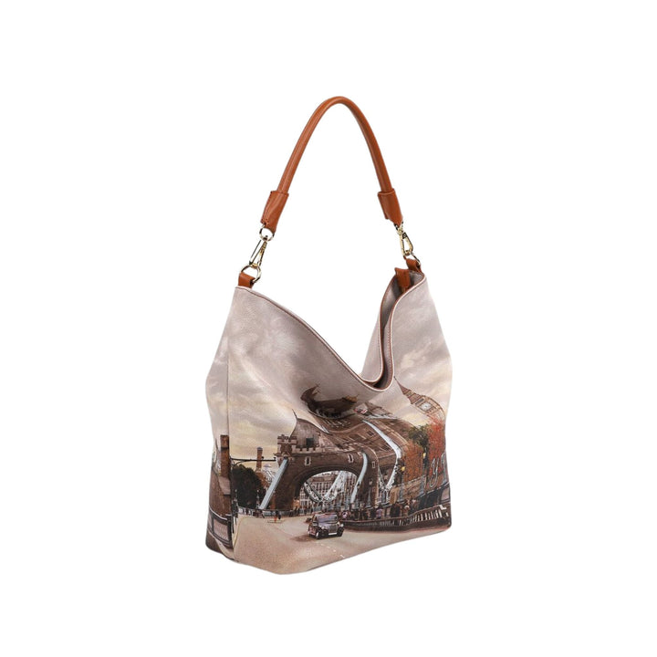 Borsa Donna a spalla della linea Yes Bag con stampa all over