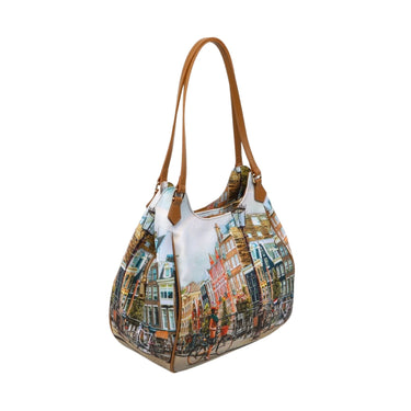 Borsa Donna Tote Amsterdam Rainbow