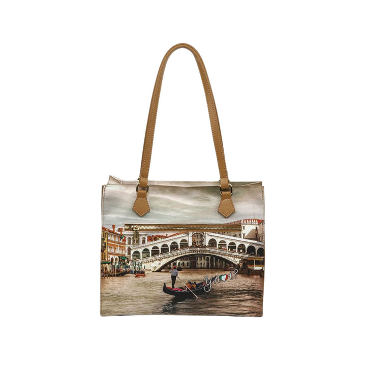 Borsa Donna con ampio scomparto e stampa iconica all over