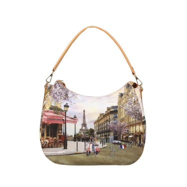 Borsa Donna in ecopelle, modello hobo, con tracolla rimovibile