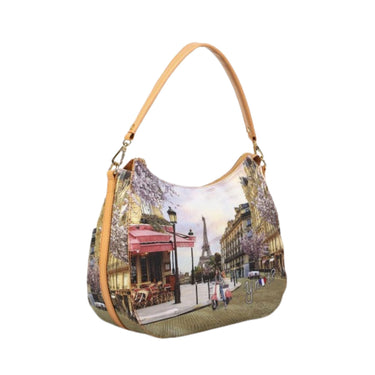 Borsa Donna in ecopelle, modello hobo, con tracolla rimovibile