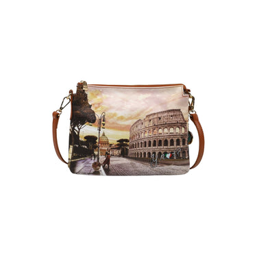 Women's shoulder bag with Life In Rome city print