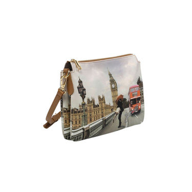 Women's shoulder bag with London Love city print