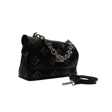 Women's shoulder bag with logo motif