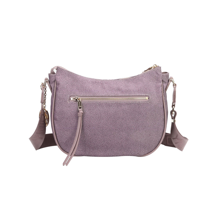 Borsa Donna Rosa, modello hobo, con doppia tasca