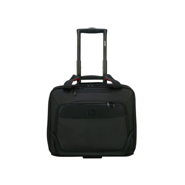 Parvis Unisex Wheeled Briefcase Black 15.6"