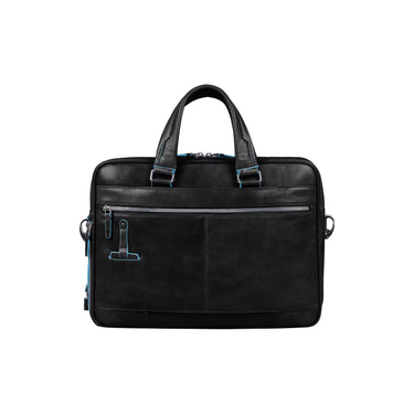 Men's leather briefcase with two handles