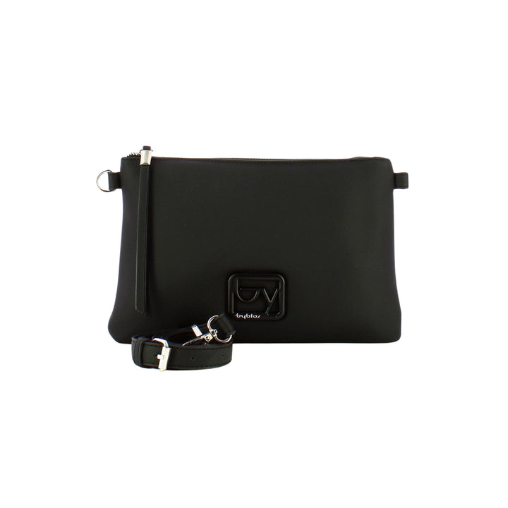 Clutch Donna Nera in similpelle con tracolla rimovibile