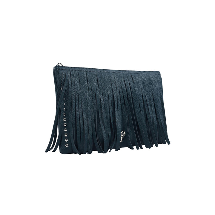 Clutch Donna in similpelle con borchie decorative