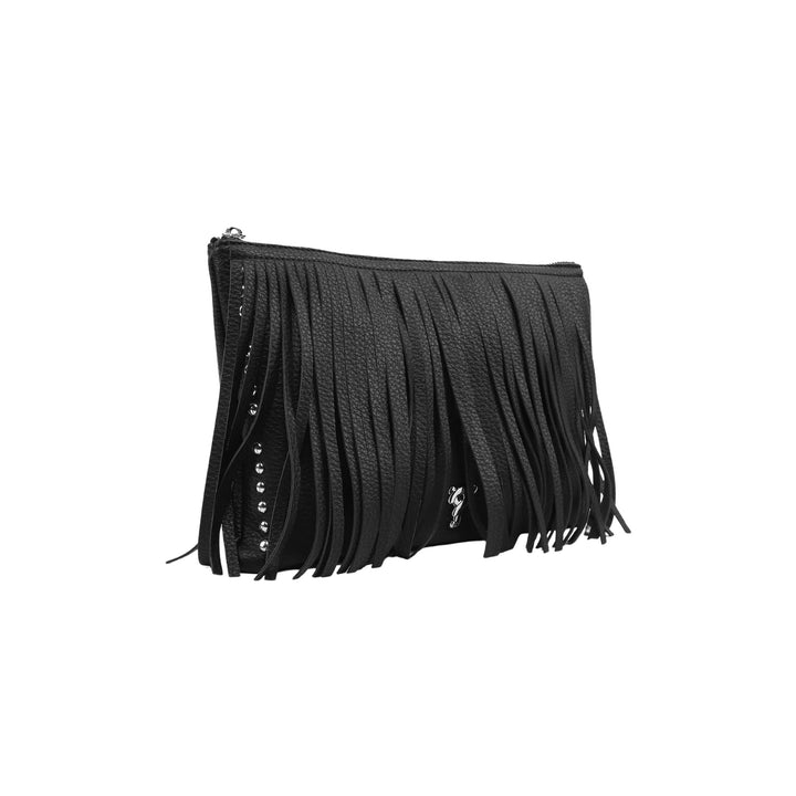 Clutch Donna in similpelle con borchie decorative