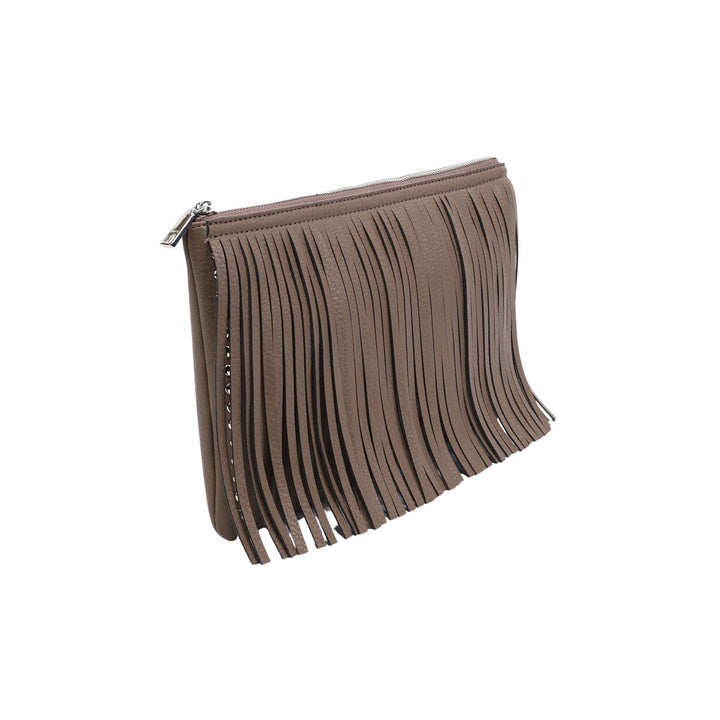 Clutch Donna in similpelle con borchie decorative