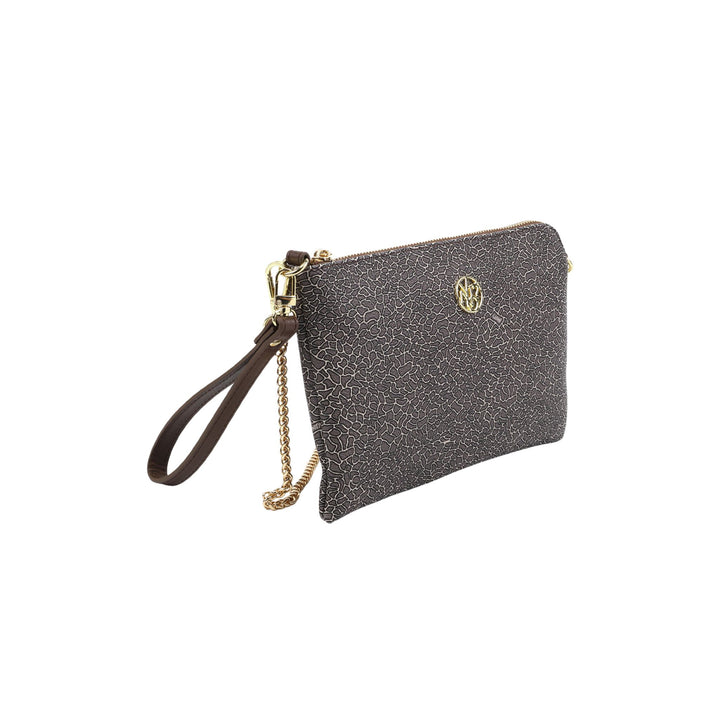 Clutch Donna in similpelle con laccetto da polso